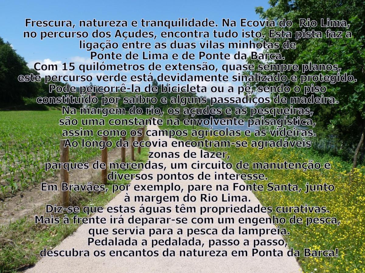 Appartamento Casa Do Rio Ponte da Barca Esterno foto